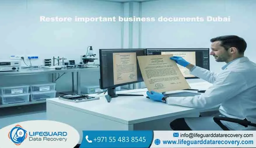 Restore Important Business Documents Dubai