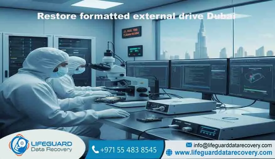 Restore Formatted External Drive Dubai