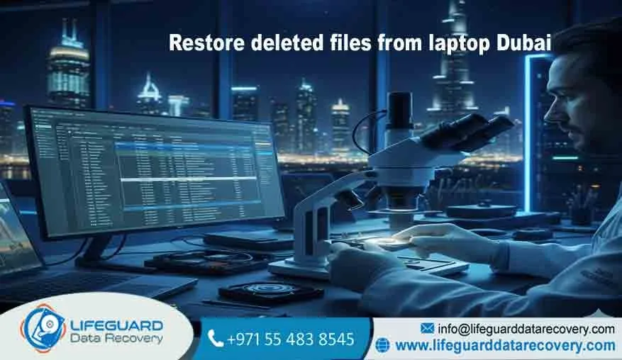 Restore Deleted Files from Laptop Dubai