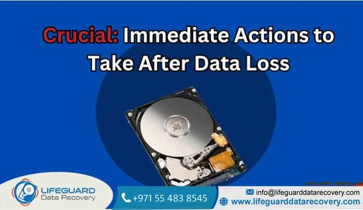 What Should I Do Immediately After Losing Data