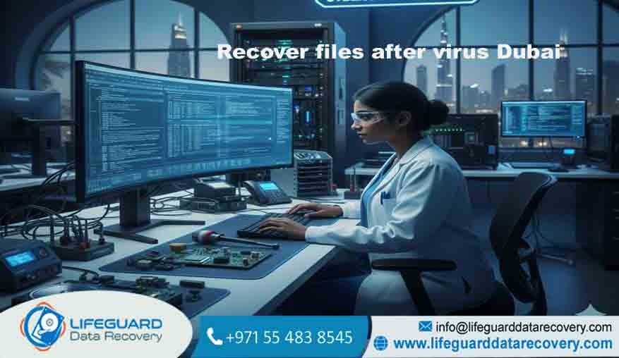Recover files after virus Dubai