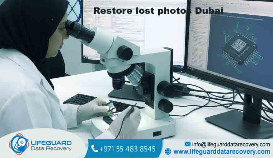 Restore lost photos Dubai
