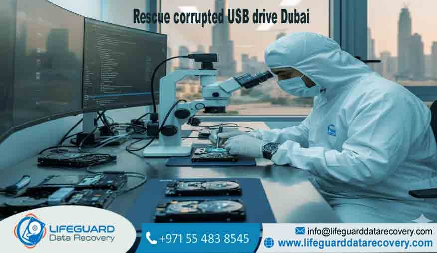 Rescue corrupted USB drive Dubai
