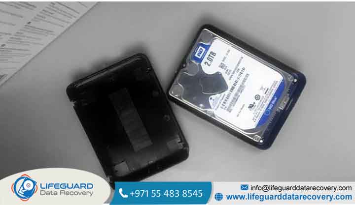 Can a dropped hard drive still contain recoverable data